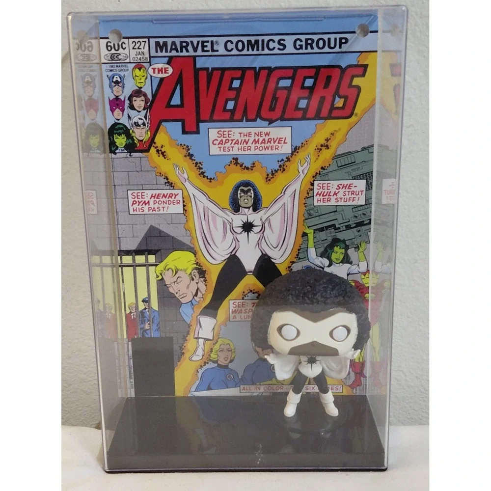 Funko Pop Comic Covers Captain Marvel Monica Rambeau Avengers #227 Exclusive